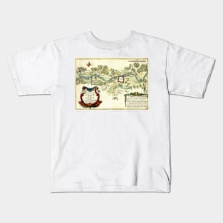 Old map of Trier Kids T-Shirt